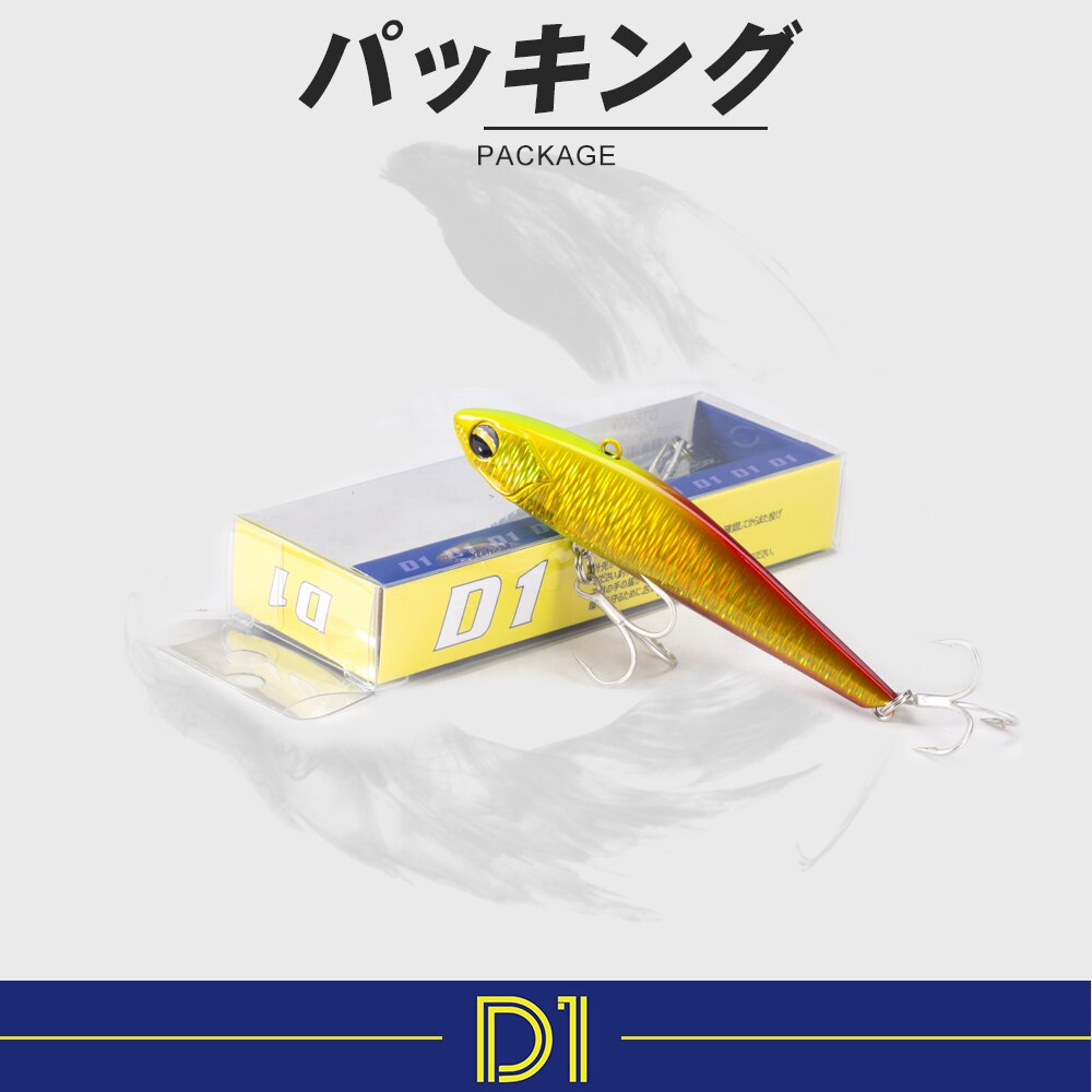 D1 nowe zimowe wędkowanie na przynęty VIB ciężkie lekkie 95mm Mini niewielkie 75mm wibracje 17g 30g Bass Pike okoń 2021 Tackle