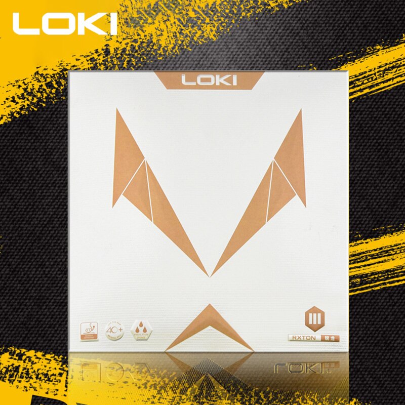 Loki RXTON3 Sticky Tafeltennis Rubber Oranje Cake Spons Pips In Ping Pong Rubber Voor Loop En Controle