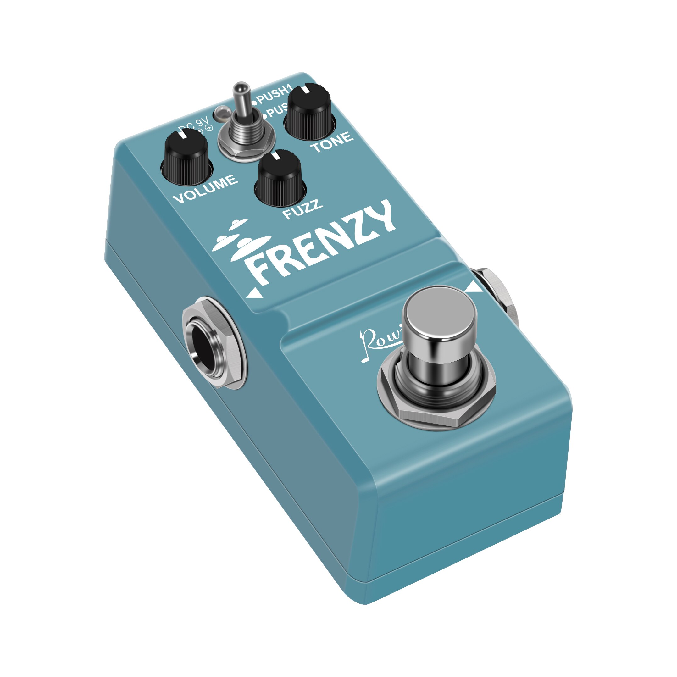 Rowin-Pedal de guitarra FRENZY, sonido cremoso similar al violín, con carcasa de Metal completa, 2 modos, para bajo y LN-322