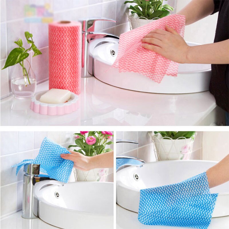 3 Rolls Ultra Absorbent Kitchen Paper Towels Eco Friendly Washable,Food Oil Absorbing Papers Wet Dry Usage Dish Rag