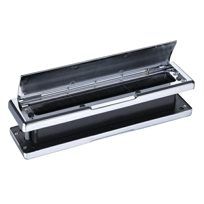 -Villa Stainless Steel Letter Box ,Double Glass and Wooden Door Letter Box Golden Silver