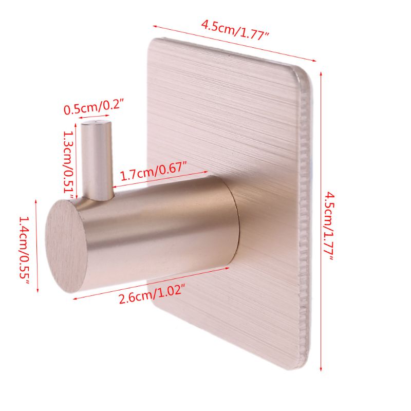 Zelfklevende thuis keuken muur deurhaak sleutelrek keuken handdoekhouder aluminium  x7yd