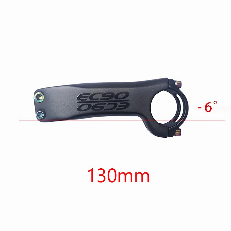 Carbon Stem EC90 Mountain Bike Stem Carbon Fiber Road Bike Handlebars Plus or Minus 6 Degrees/17 Degrees Road Bike Stem: 6-130mm