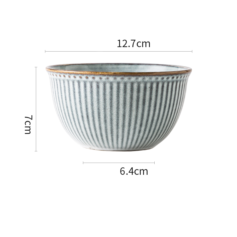 Kingdian-louça de cerâmica para casamento, copo de água, tigela de salada, macarrão, arroz, tigela, prato de jantar: 5inch Bowl