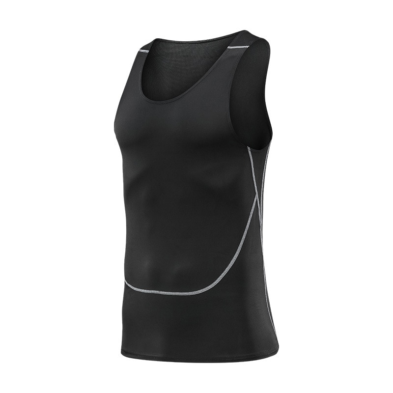 Fitness Pak Heren Running Training Sneldrogende Vest Elastische Steun Basketbal Pak Zweet Wicking Ademend Sport Panty