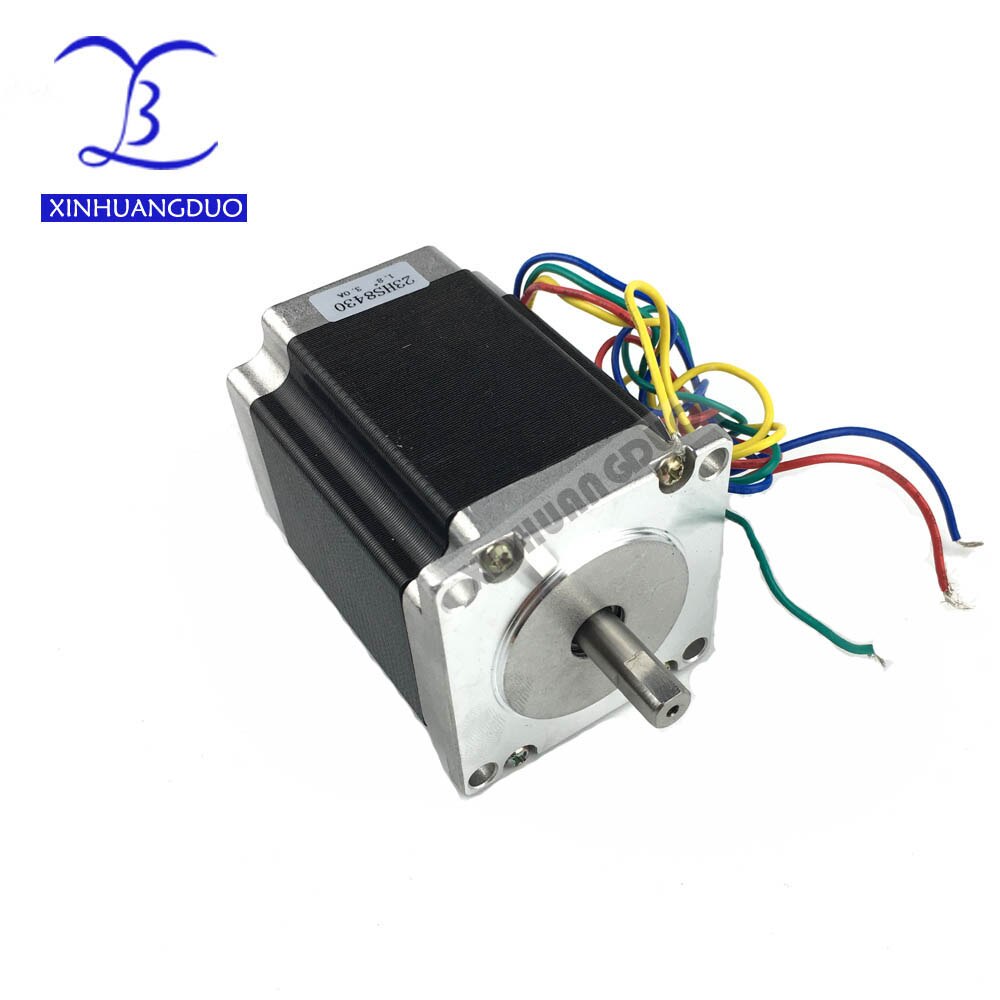 Nema 23 Stappenmotor 57 Motor 1.9Nm 3A 76mm Nema23 Stap Motor 4-lead voor CNC Freesmachine 3D Printer 8430 8mm as