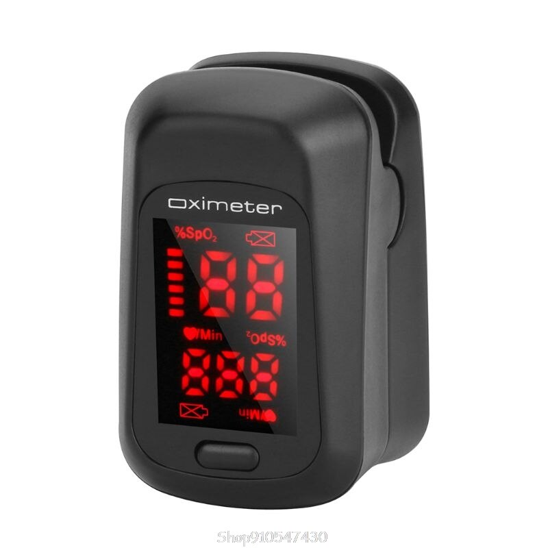 Fingertip Pluse Oximeter Finger Pulse Ox Monitor Blood Oxygen Station Oximeter Blood Oxgen Meter Heart Rate Meter D15
