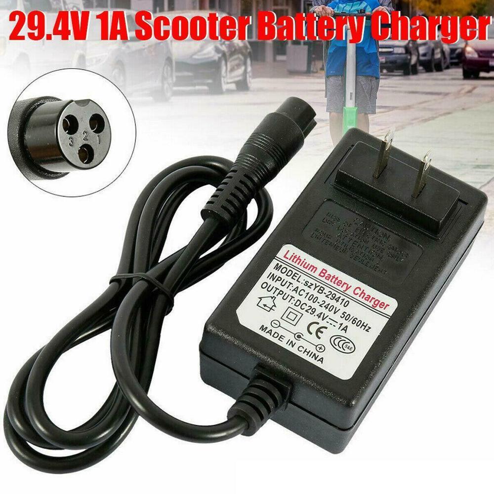 24V 1A chargeur de batterie pour rasoir E150 E125 E200 E225 E300 E325 E100 fou chariot et fou chariot changement électrique Scooter cordon d'alimentation