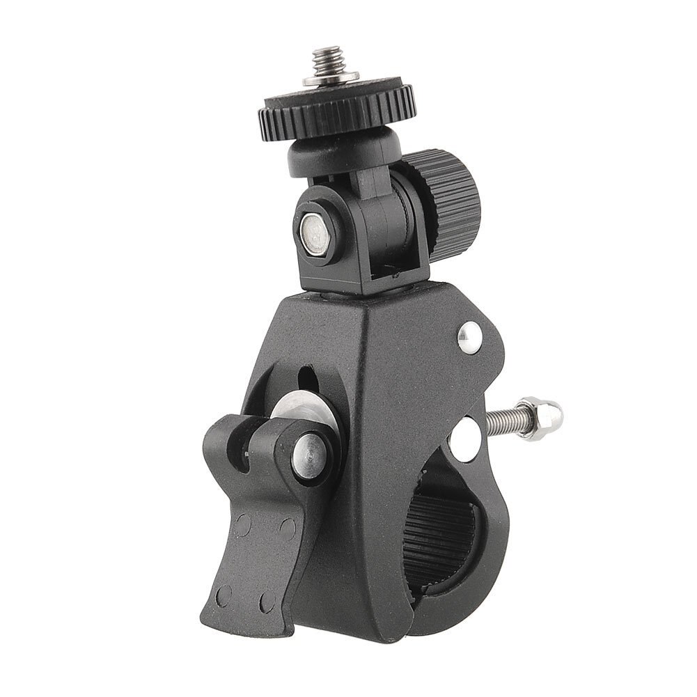 Support Vélo/Moto Pour Caméra | Compatible GoPro, DJI, Insta360 | Pince Guidon Réglable 360°