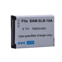 1Pc 3.7V SLB-10A SLB10A SLB 10A Camera Battery for Samsung PL50 PL60 PL65 P800 SL820 WB150F WB250F WB350F WB750 WB800F WB500