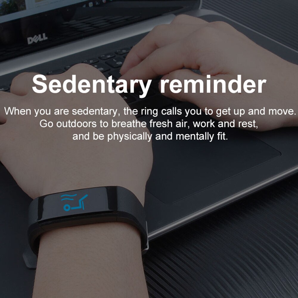 Slimme armband, 115 plus kleurenscherm, sportstappenteller, digitale fitnesstracker, bluetooth, waterdicht, slimme klok, usb-oplaadfunctie