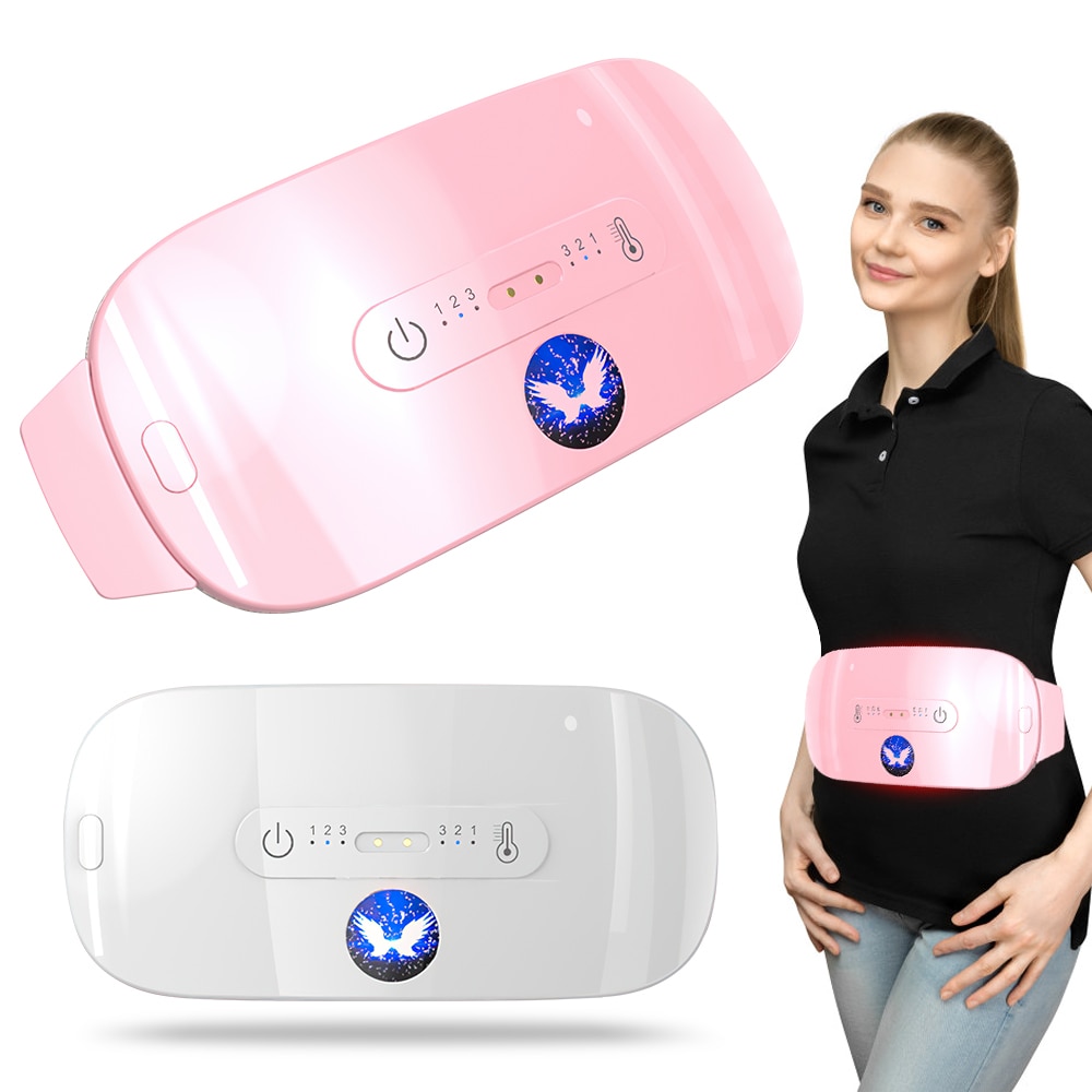 Taille Massage Instrument Infrarood Verwarming Warm Paleis Riem Vibrerende Massage Usb Opladen Taille Bescherming Relief Menstruele Pijn