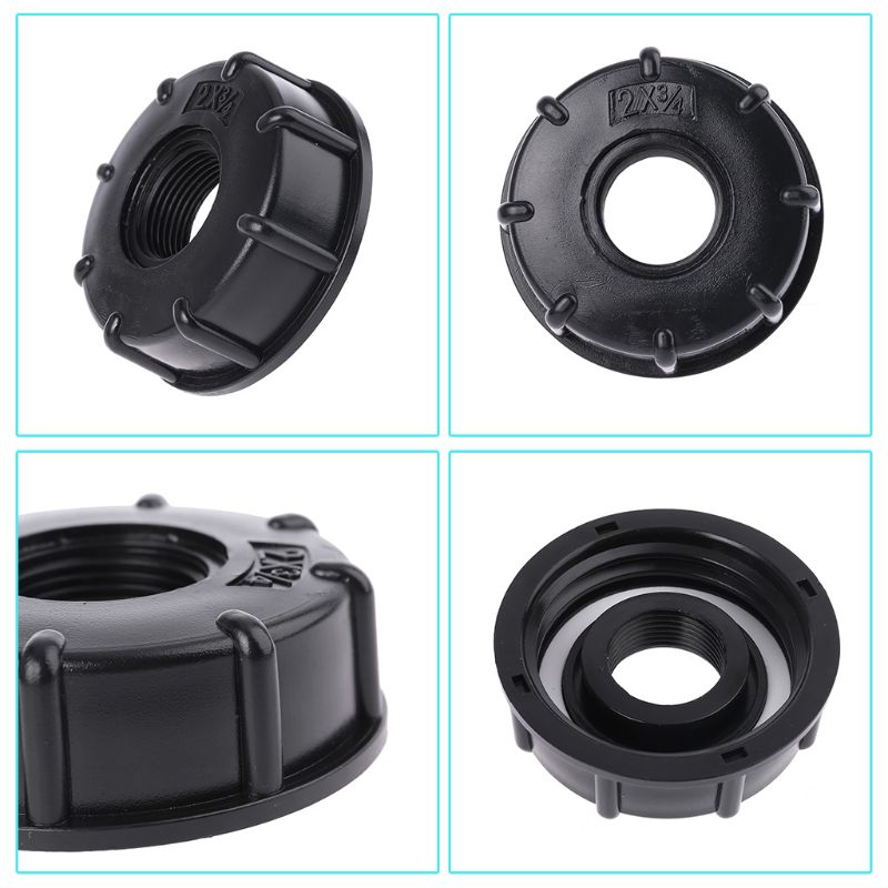 IBC Tank Connection 60mm/ 2" Coarse to Female Thread IBC Adapter Threaded 1/2" 3/4" 1"