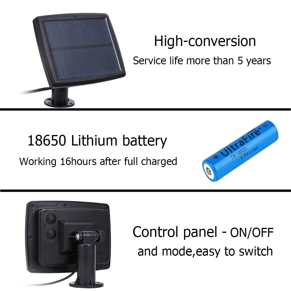 LED String Lights Solar Power Glass Bulb Electric Garland Retro Edison 25ft Lighting String Umbrella Light for Garden Waterproof