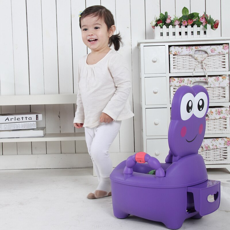 Fun Potty Toddler Toilet Training Chair/ Potty trainer for baby For Free Potty Brush