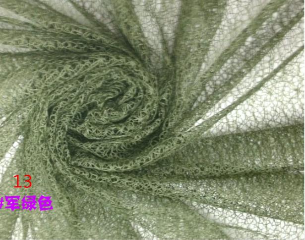 160*50 cm Mesh Gaas Kaasdoek Wraps met Matchende Bloem Hoofdband Volledige Set Voor Pasgeboren Fotografie: 13