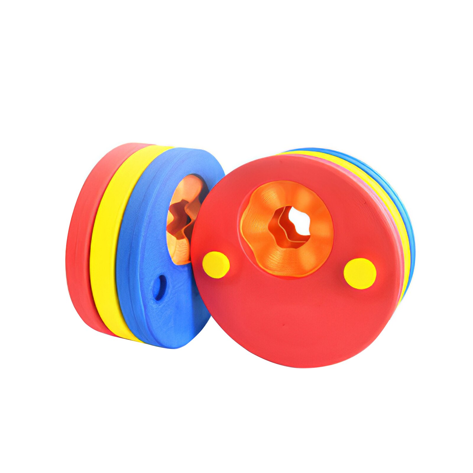 6 Stks/set Eva Schuim Zwemmen Discs Pak Arm Bands Drijvende Mouwen Opblaasbaar Zwembad Float Board Kinderen Oefeningen Zwemmen Cirkels