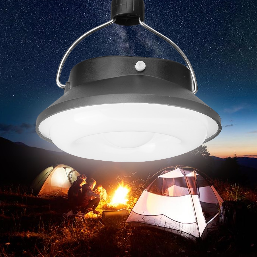 Outdoor Draagbare Zonne-energie 28 Led Camping Wandelen Tent Licht Oplaadbare Night Lamp