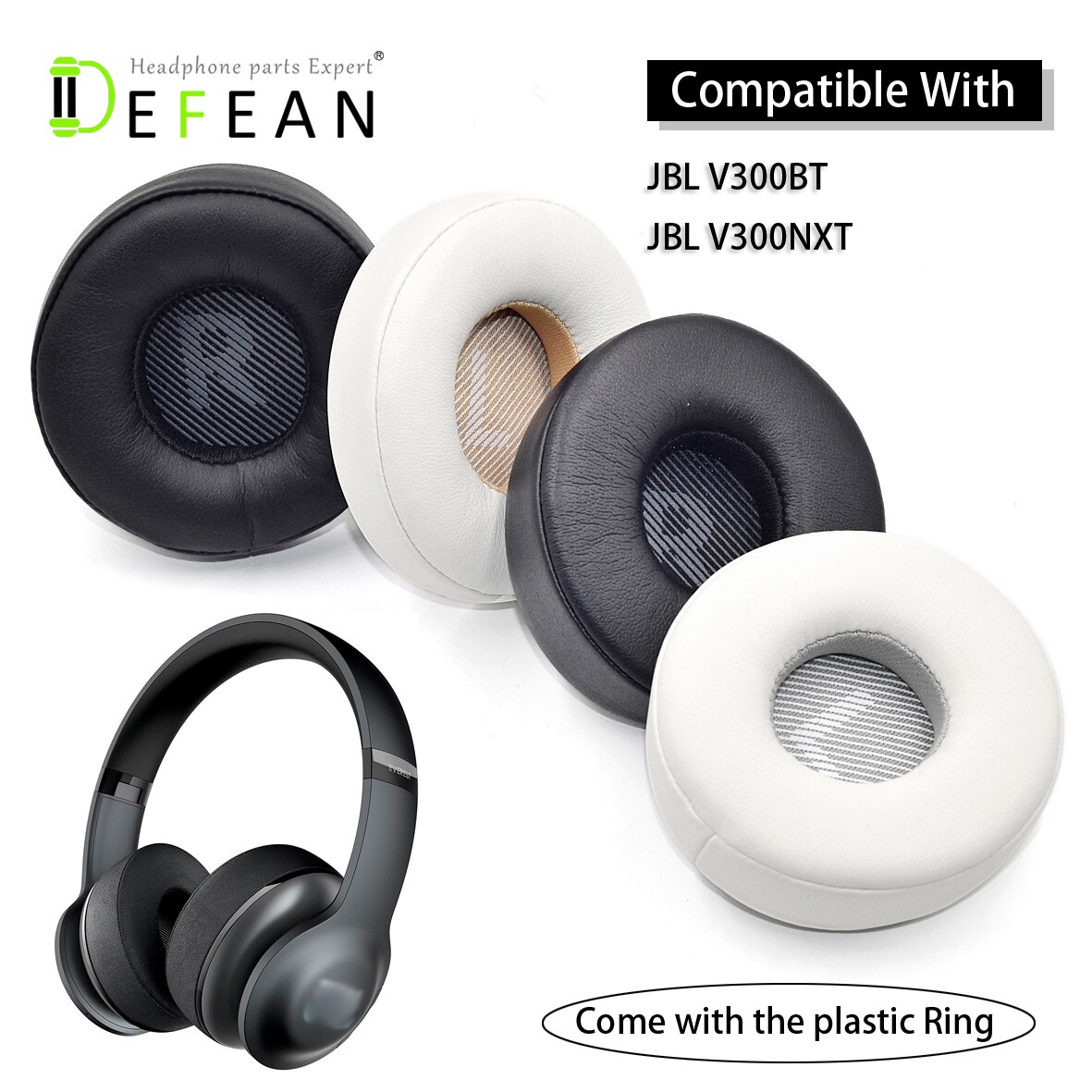 Defean Replacement V300 Ear pads for JBL V300BT (EVEREST 300) V300NXT (EVEREST ELITE 300) Headset Headphone