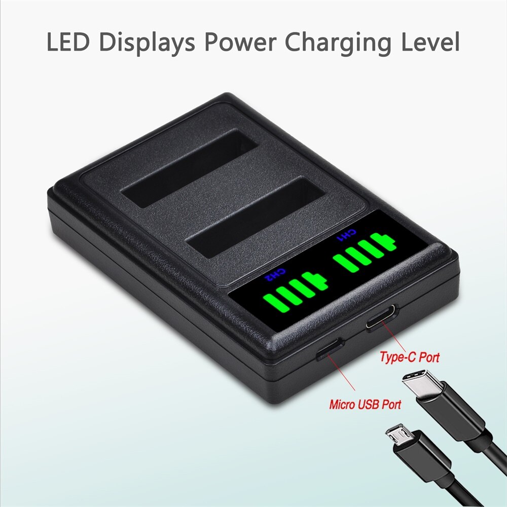 NP-BG1 NP-FG1 NPBG1 NP BG1 Battery + LED Dual USB Charger for Sony Cyber-Shot DSC-H7,DSC-H9,DSC-H10,DSC-H20,DSC-H50,DSC-H55