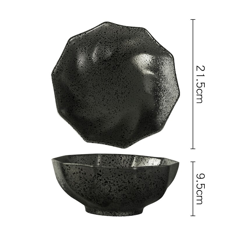 Japanese Style Plate Set Microwaveable Dinner Salad Ceramic Restaurant Plate Aesthetic Food Pratos De Jantar Tableware GTJ50: style8