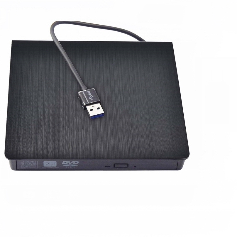2 in 1 Type-C USB 3.0 External DVD Drive Reader Portable Ultra Slim DVD-RW CD Player Burner Writer Reader For Laptop Desktop PC: grey