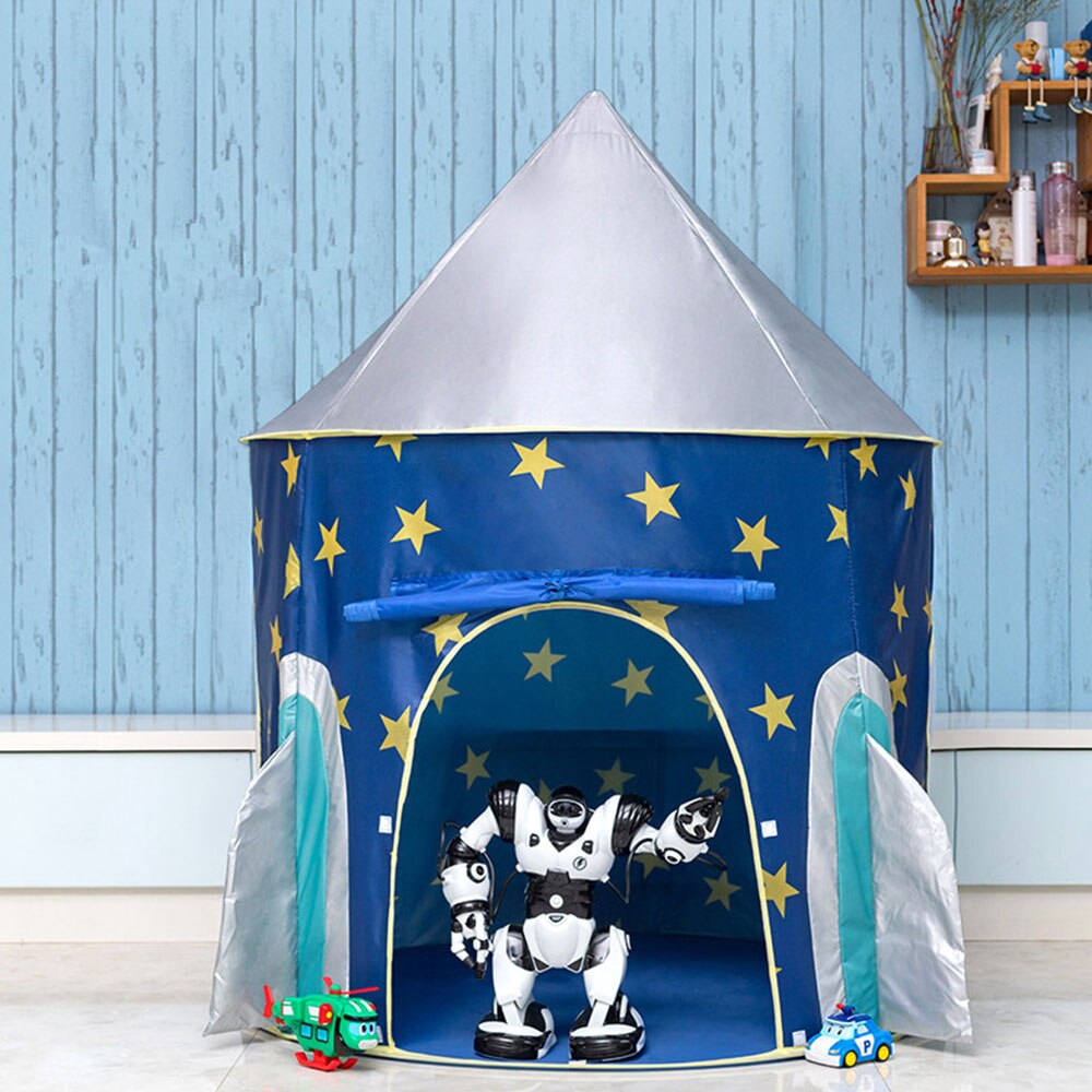 I bambini Che Giocano Tenda Castello Tende Giocattolo della Casa del Gioco Portatile Pieghevole per Esterni Per Le Ragazze Dei Ragazzi Regalo di Gioco In Salotto 105*135