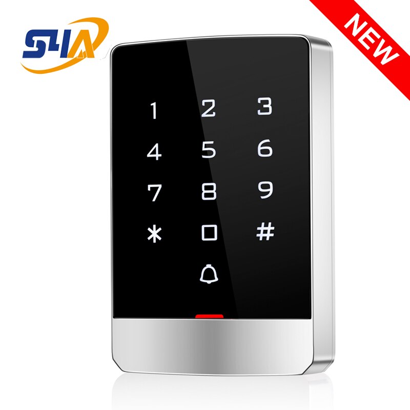 T9-W Touch Screen Standalone Access Controller with digital backlit keypad support card, pin, card + pin