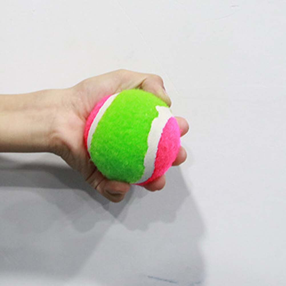 1 Set Toss de pelota pegajoso tonto objetivo tirar la bola al aire libre interactivo juguete (1 par bola objetivo y 4 Uds bola)
