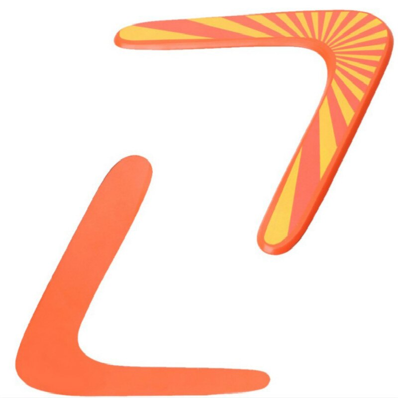 Rückblick V Geformt Boomerang Holz Werfen und Fangen Fliegen Rabatt freundlicher Spielzeug draussen-Spiel Ich bin Freien Sport Spielzeug Interaktive Requisiten