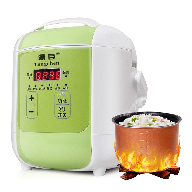 Smart Electric Rice Cooker 2-3 People Mini Electric Rice Cooker Household Multi-Function 1.6L