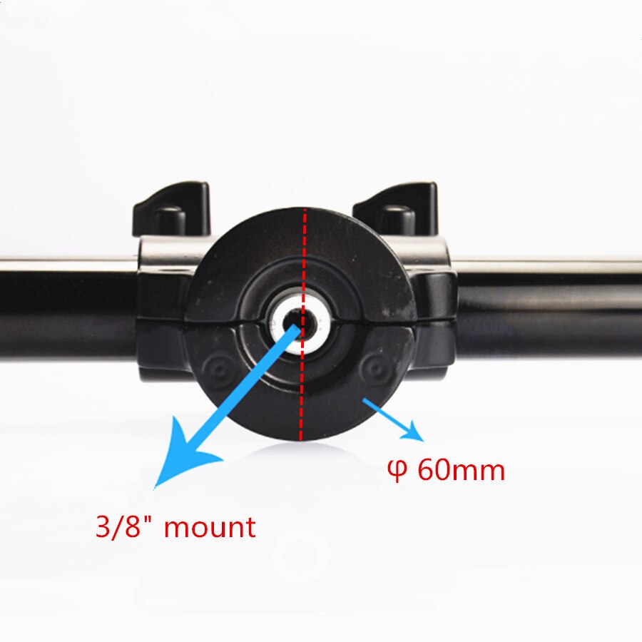 Statief Boom Cross Arm Lat Camera Extension Arm Steeve Vier Hoofd Klem Mounts Houder Beugel Met 3/8&quot;