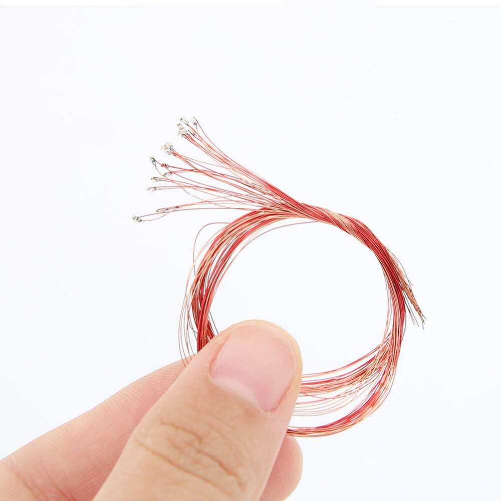 DIY Micro SMD Led Lamp Bedraad Led 0402 0603 0805 1206 Voorgesoldeerde Micro Litz Bedrade Chip 20 cm 3 V Spoorweg Model Scènes 5 stks/partij