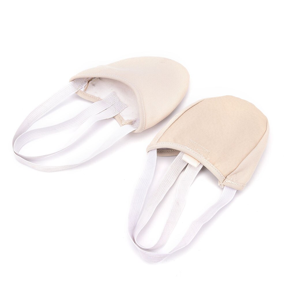Chaussures de gymnastique rythmique demi-longueur, 1 paire, Roupa ginasta, pour enfants et adultes, semelles de peau, tampons de danse