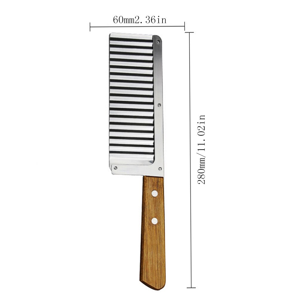 Kitchen stainless steel wave knife vegetable and fruit wave knife kitchen slicer tool household cutting tool kit