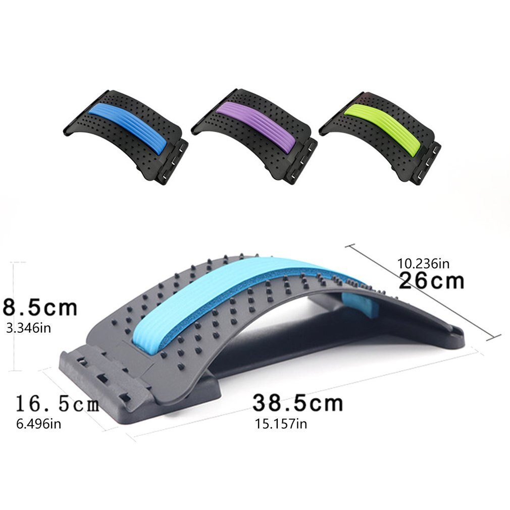 Lumbar Traction Device Herniated Disc Scoliosis Multi-Level Adjust Arch Relieve Chronic Back Pain Restore The Natural Curvature