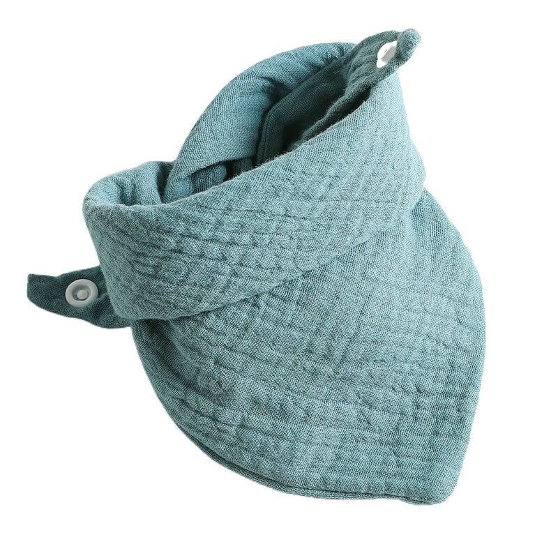 20pcs/lot Baby Bibs Pocket Cotton Gauze Saliva Towel Baby Handkerchief Bib Children Gauze Bib: lan