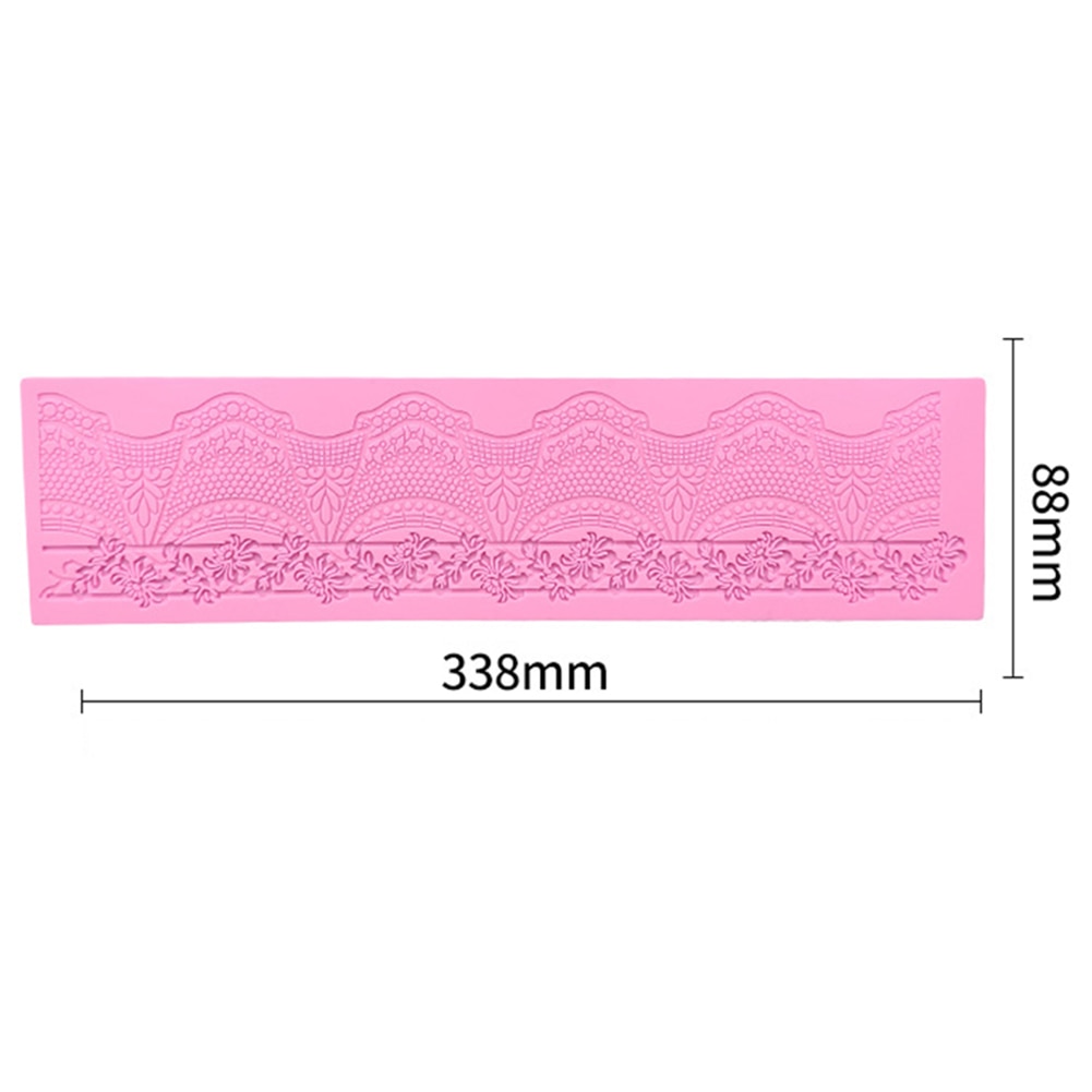 Silicone Lace Flower Cake Mold Fondant Icing Mat Pastry Baking Decoration Tool