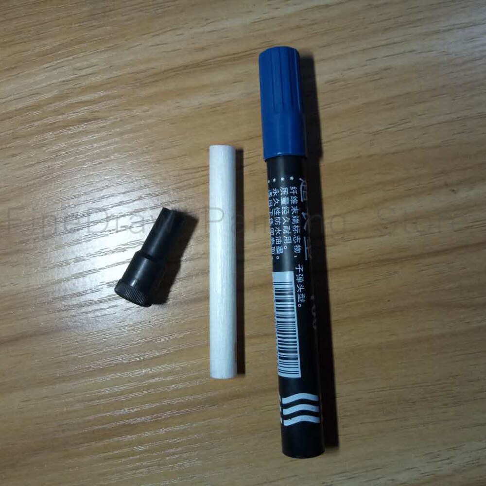 1 stk highlighter pen med usynlig blæk markør tyk rund spids uv pen skole papirvarer farveløse kuglepenne office markeerstiften