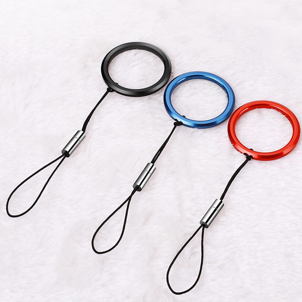 Universal Mobile Phone Finger Ring Lanyard Detachable Mobile Phone Straps Ring Loop Strap DIY Phone Hanging Rope Strap Lanyards