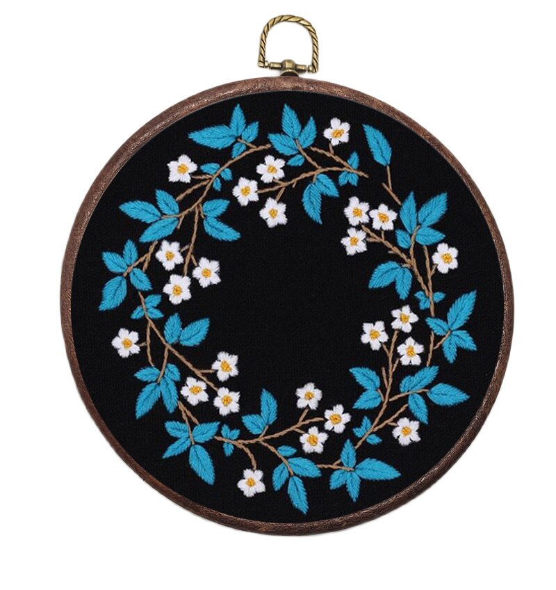 Diy Handwerk Borduurwerk Kit Met Frame Voor Beginner Kruissteek Patroon Gedrukt Handwerken Naaien Art Craft Home Decor
