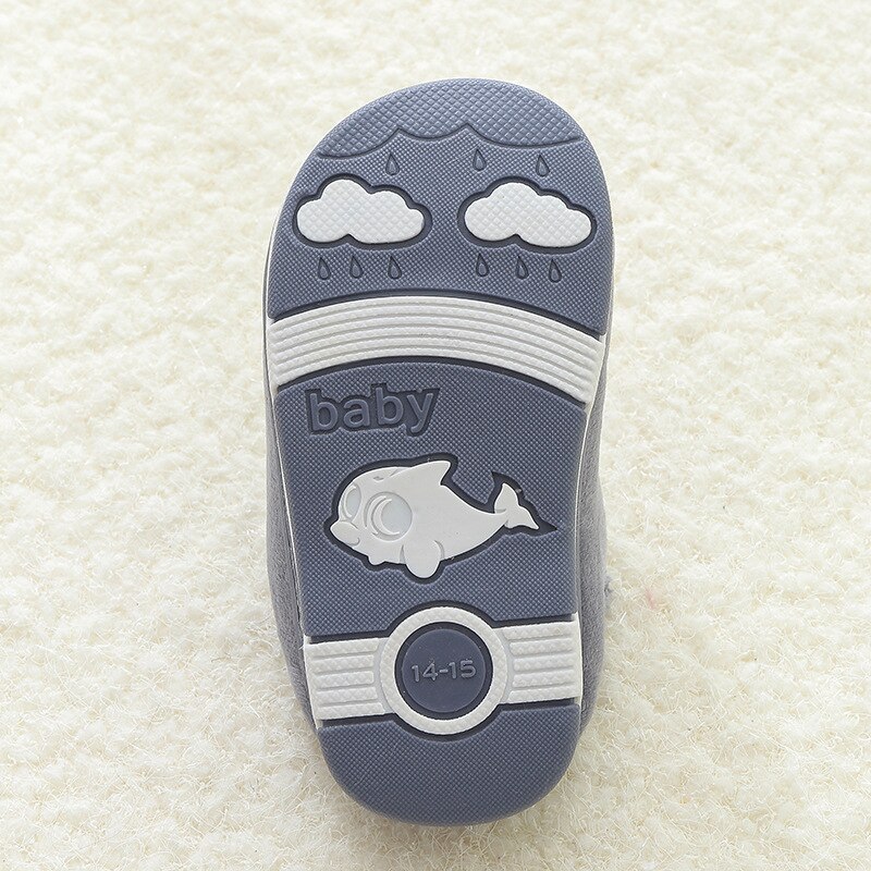 Kinderen Thuis Slippers Cartoon Kinderen Pluche Indoor Warme Schoenen Antislip Baby Katoen Slippers Zachte Peuter Schoenen Voor jongen Meisje