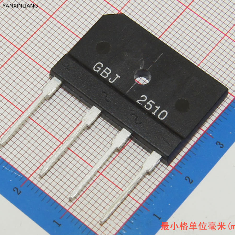 10 stk 25a 1000v dioder bro ensretter gbj 2510
