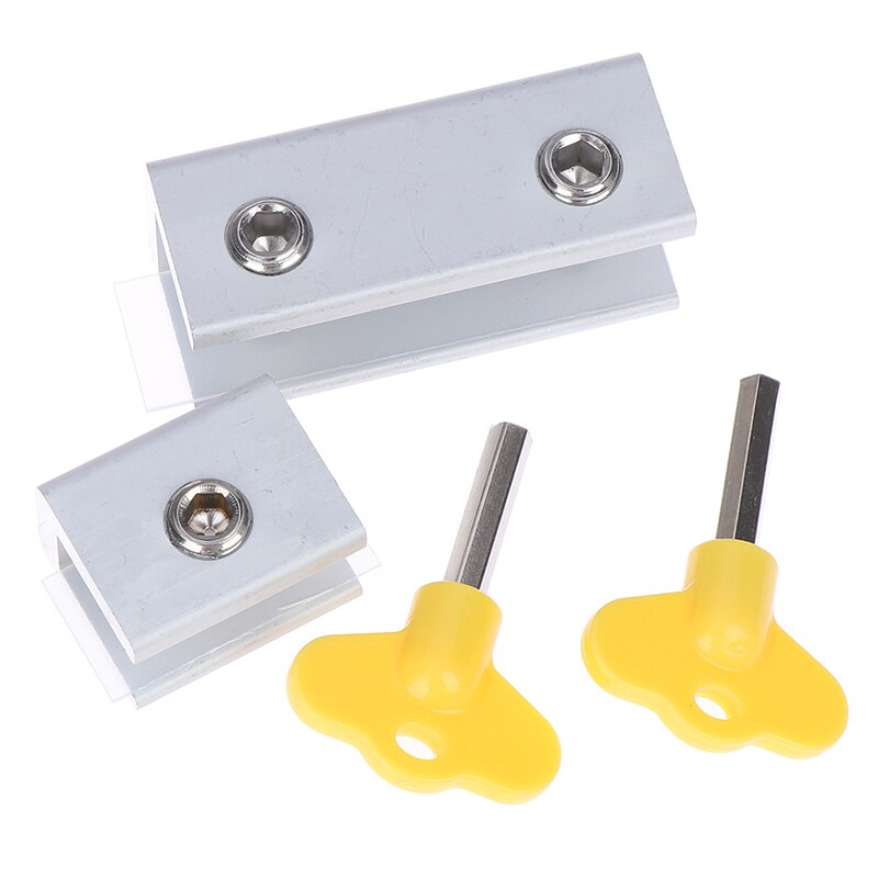 Door window lock restrictor aluminum kid security window limit safety keylock happy