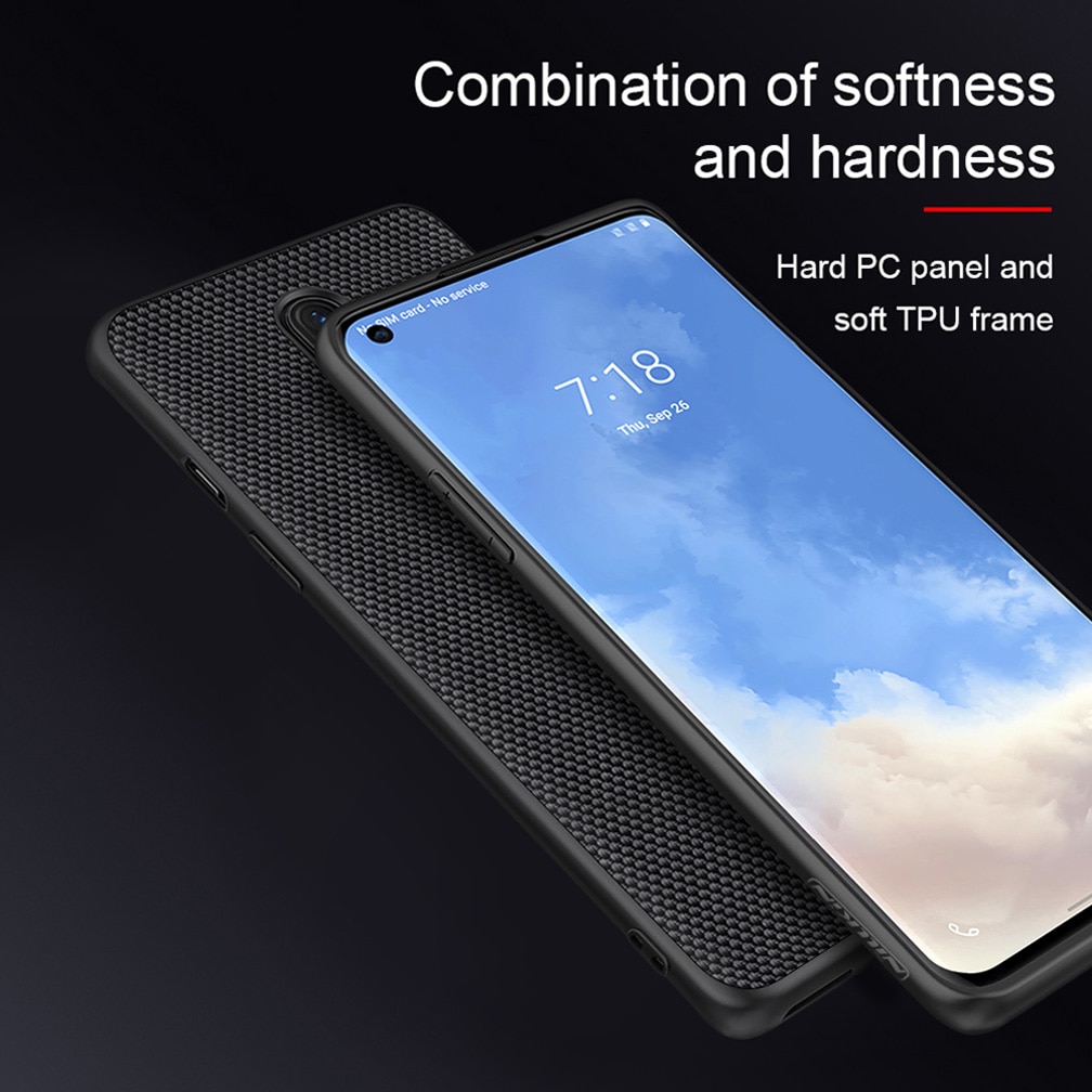 For OnePlus 8 Case NILLKIN Textured Nylon Fiber Case Thin and Light protector Back Cover For OnePlus 8 Pro Case