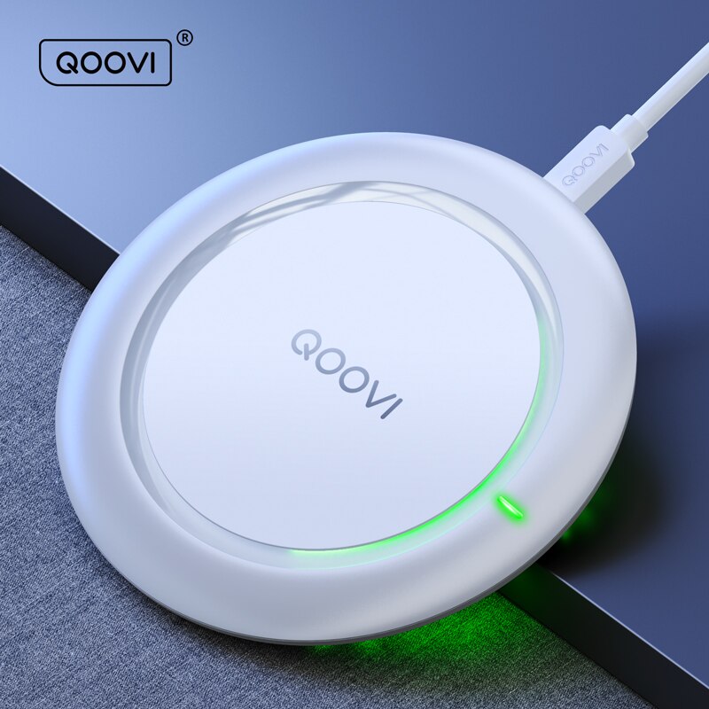 10W Fast Wireless Charger For iPhone 11 Pro Xs Max Xr X 8 PlusUSB Qi Charging Pad For Samsung Galaxy S20 S10 S9 S8 Note 10 9 8