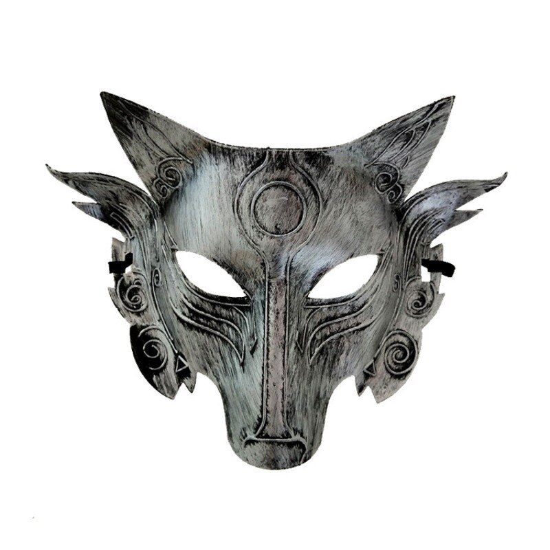 X masque de tête de loup pour Halloween fête Carnaval mascarade Cosplay Bar Performances décorations: S1