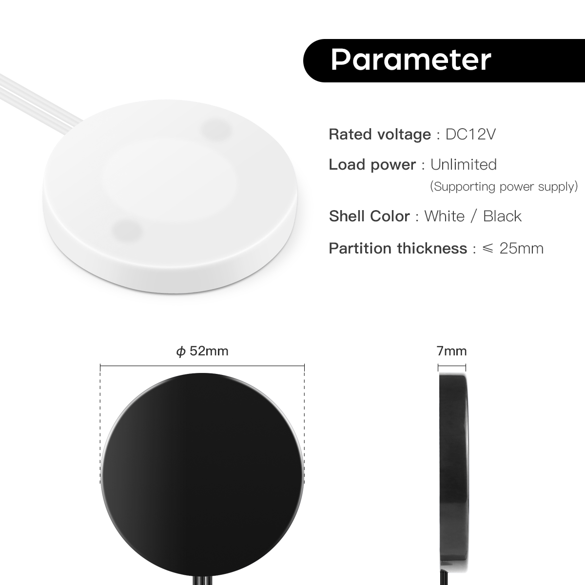 DC 12 V 24 V COB LED Strip Licht LED Dimmer Dimbare Touch Sweep Sensor Lichtschakelaar Voor keukenkast Kast Backlight Controle