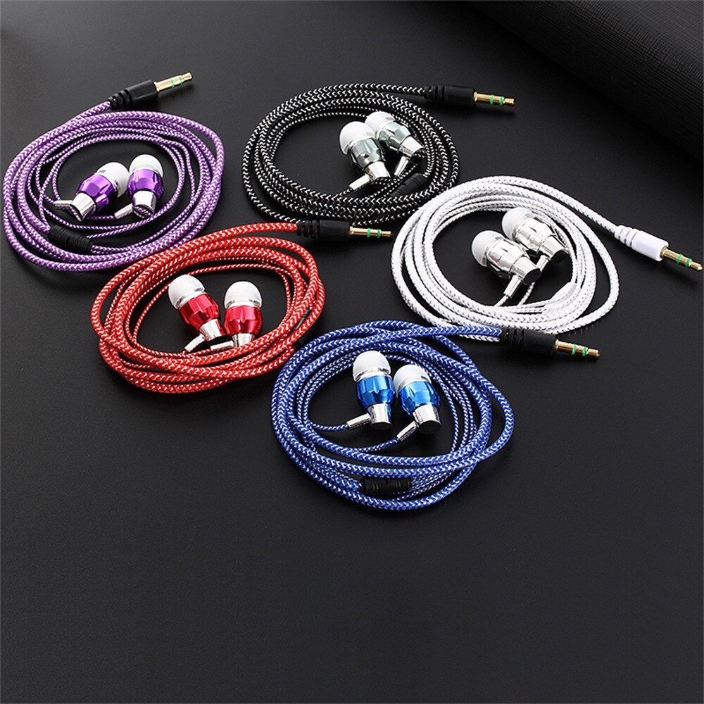 Universele Oortelefoon 3.5Mm In-Ear Bass Stereo Oordopjes Headset Bedrade Voor Mobiele Telefoon Stereo Oordopjes Muziek Oortelefoon