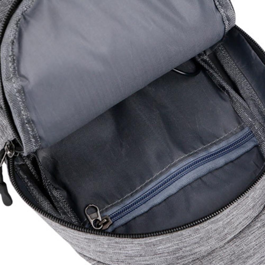 Outdoor Mannen Crossbody Tas Canvas Grote Capaciteit Toevallige Schoudertas Met Usb Lading Gat